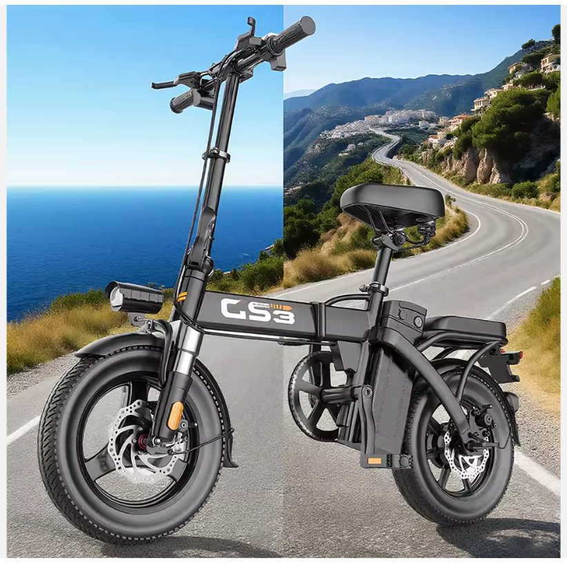 Mana Motion GS3 Folding Electric Bike – 48V 10Ah 540W -- $439 After HI DOT Rebate!