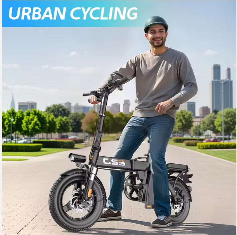Mana Motion GS3 Folding Electric Bike – 48V 10Ah 540W -- $439 After HI DOT Rebate!