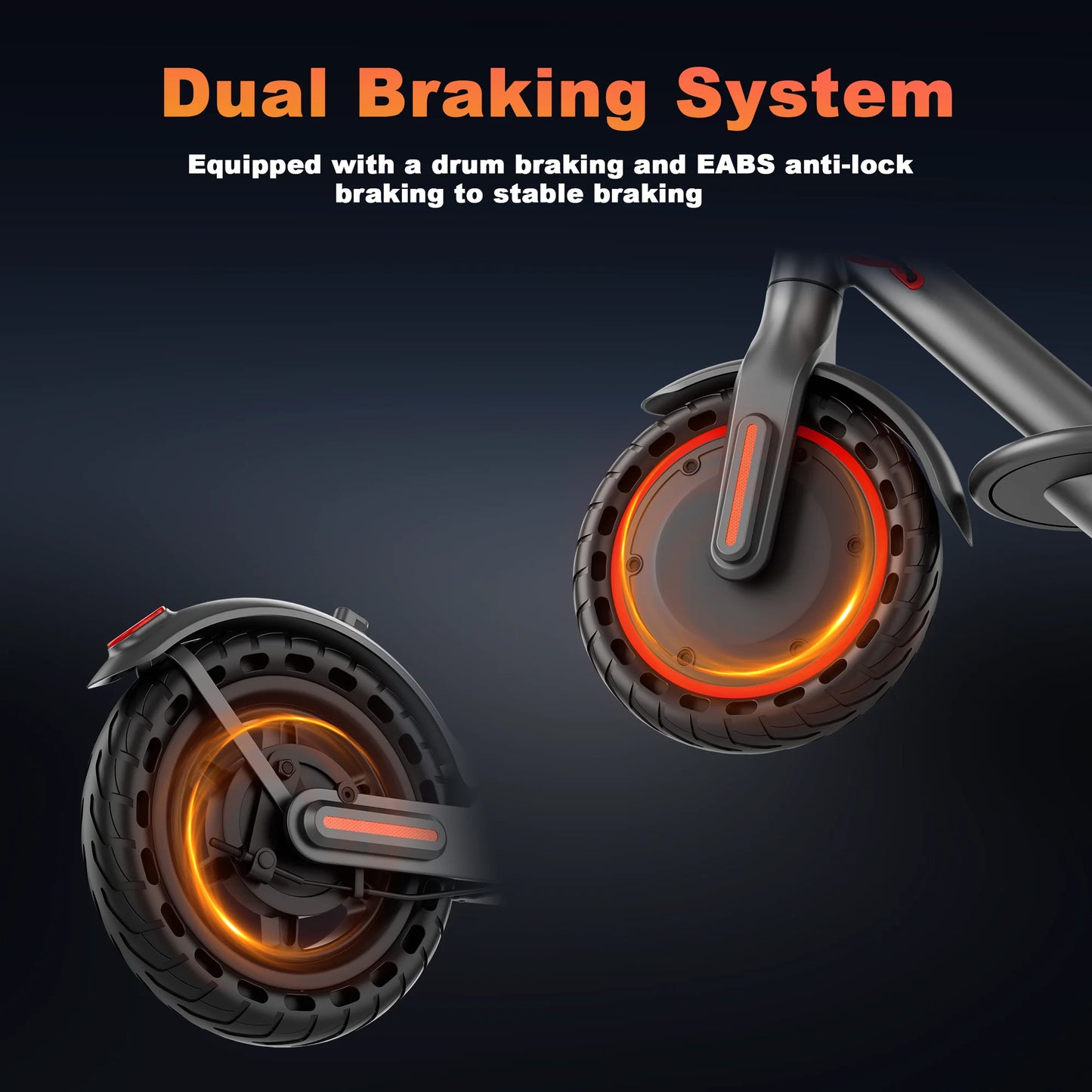 PORORO Electric Scooter with Seat — Commuter Scooter for Adults