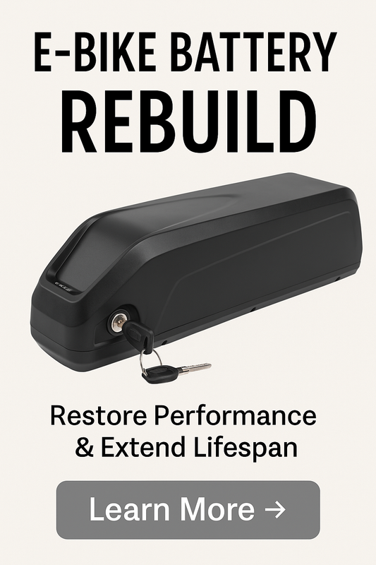 🔋 E-Bike and E-Scooter Battery Rebuild Service