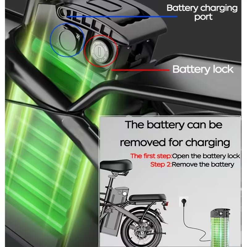 Mana Motion T1 Folding E-Bike -