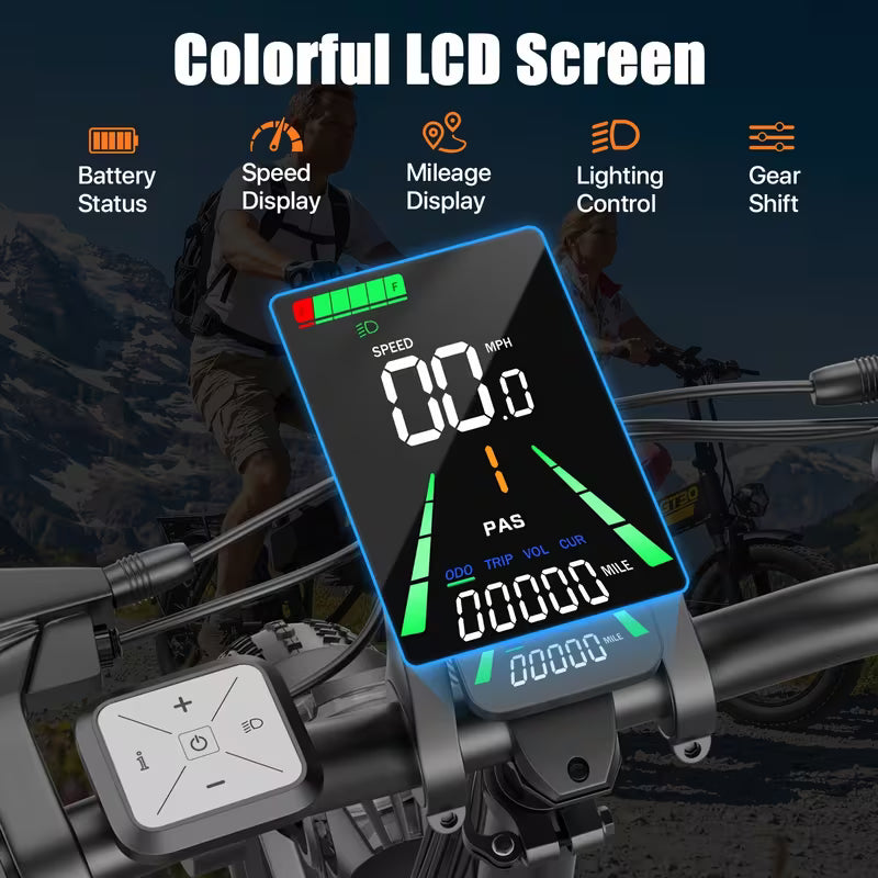 ⚡28 MPH FOLDING FAT-TIRE E-BIKE | 48V 20Ah | UP TO 65-MILE RANGE ⚡