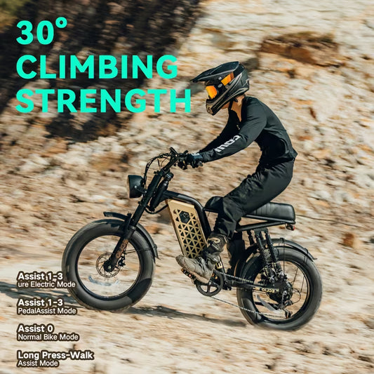 🚲Eclio F01 Electric Fat Tire Bike - Adventure Ready! 🏔️