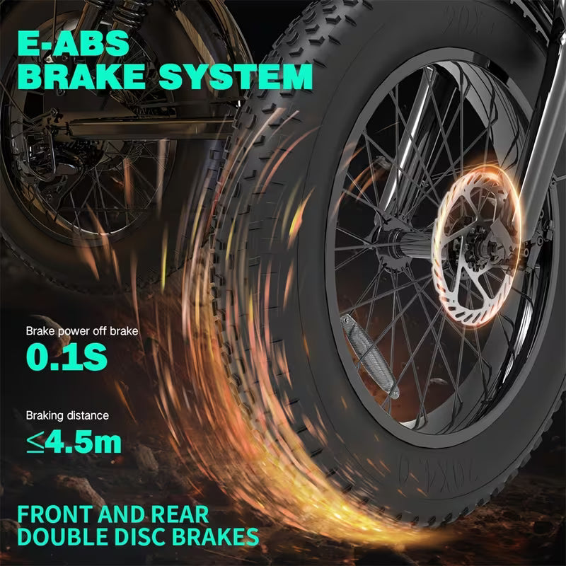 🚲Eclio F01 Electric Fat Tire Bike - Adventure Ready! 🏔️