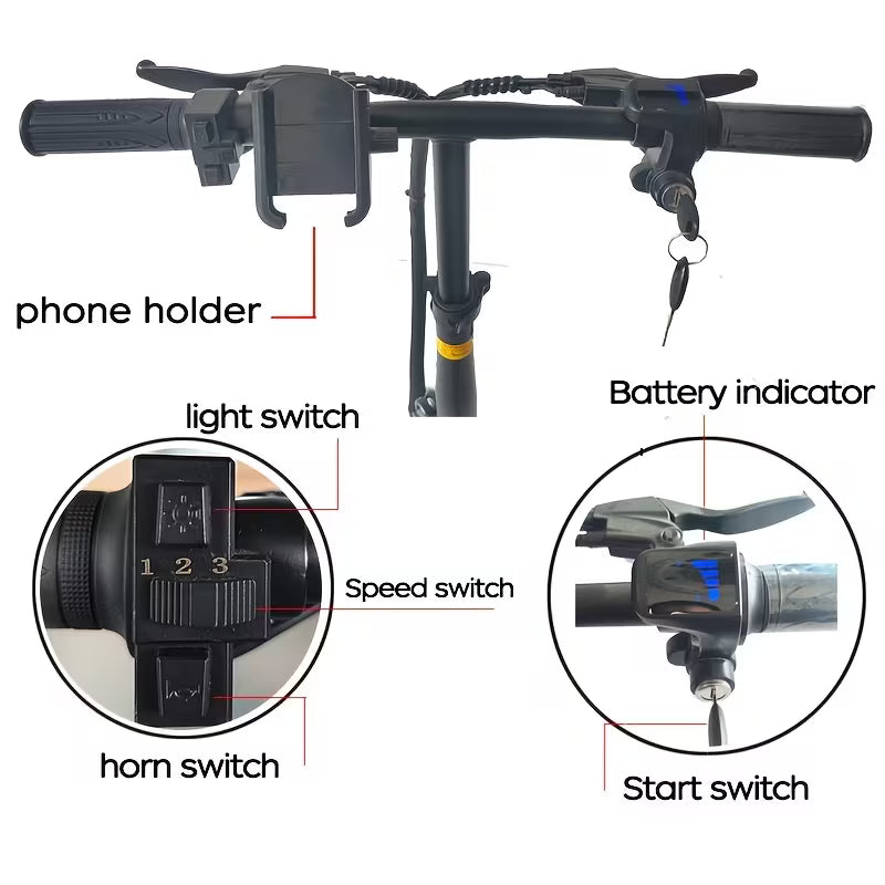 Mana Motion T1 Folding E-Bike -