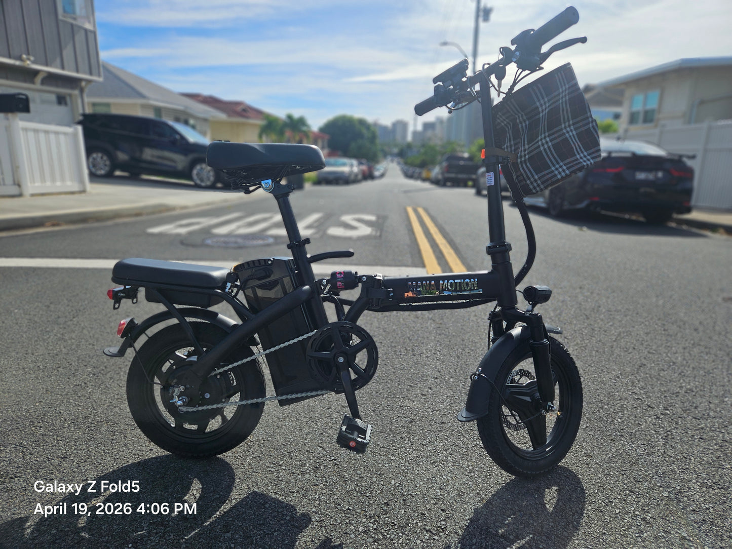 move elektrofahrrad Mana Motion T1 Folding E-Bike