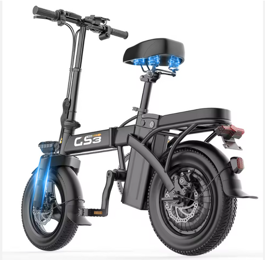Mana Motion GS3 Folding Electric Bike – 48V 10Ah 540W -- $439 After HI DOT Rebate!