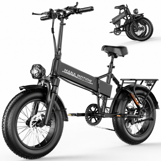 ⚡28 MPH FOLDING FAT-TIRE E-BIKE | 48V 20Ah | UP TO 65-MILE RANGE ⚡