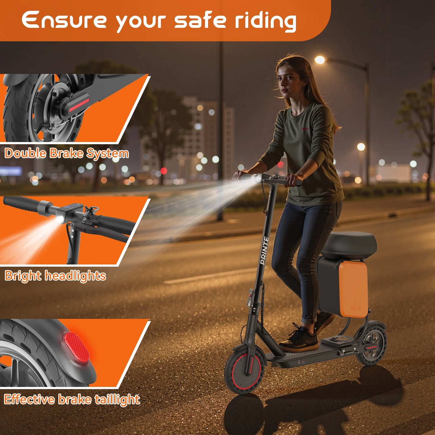 🛴 Mana Motion N1 Electric Scooter (350W) -Quick Remove Seat - Free Local Delivery