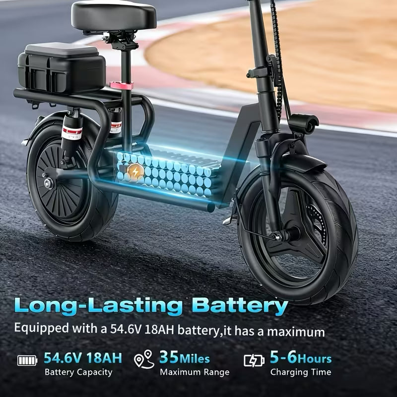 ⚡NEW Mana Motion 749W Folding E-Scooter - 25 MPH | 35-Mile Range | Full Suspension