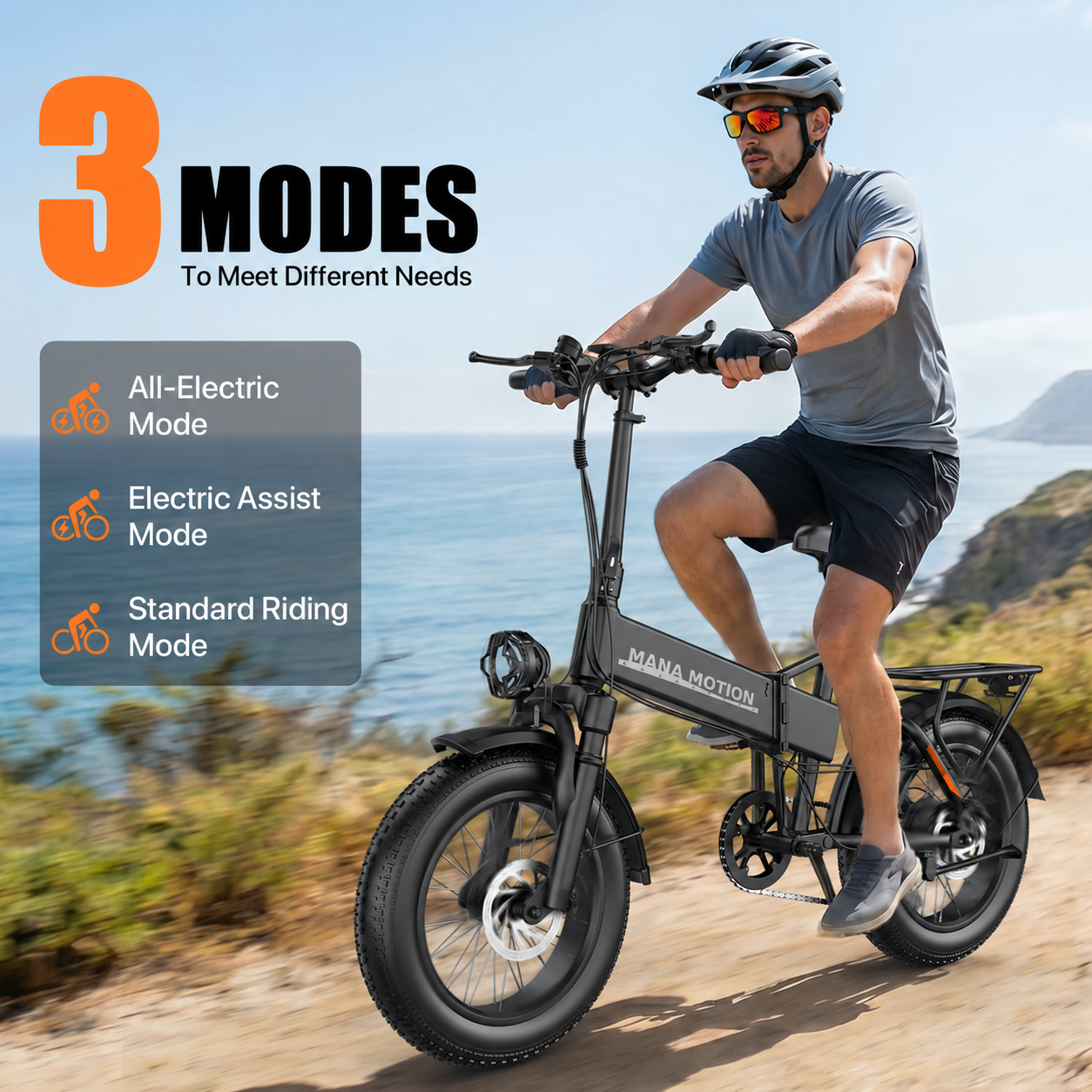 ⚡28 MPH FOLDING FAT-TIRE E-BIKE | 48V 20Ah | UP TO 65-MILE RANGE ⚡