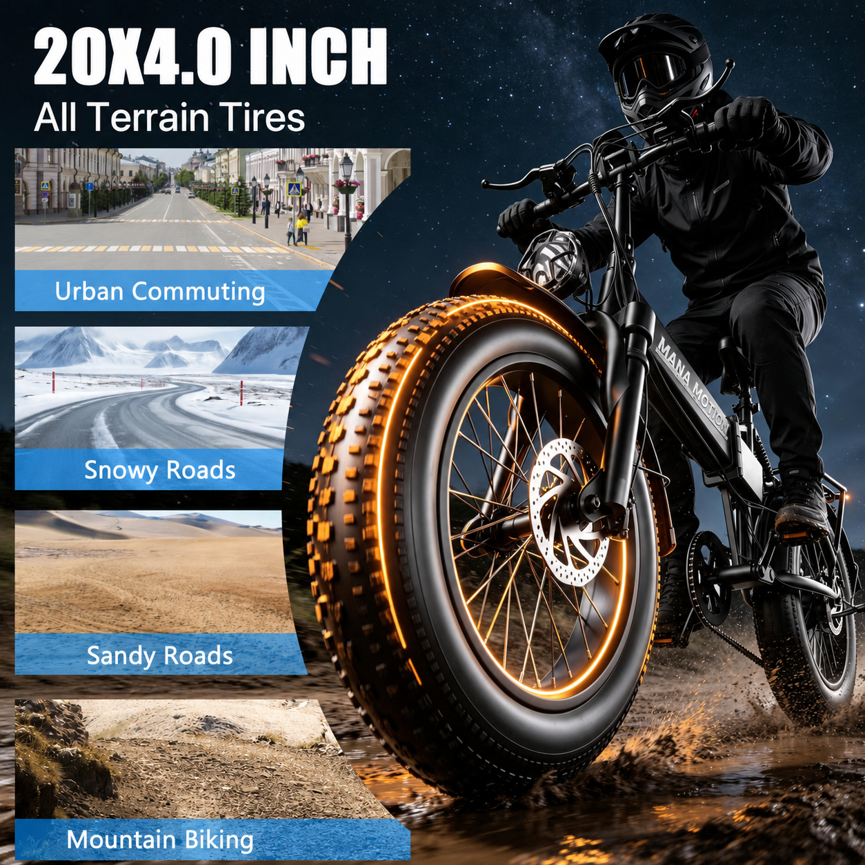 ⚡28 MPH FOLDING FAT-TIRE E-BIKE | 48V 20Ah | UP TO 65-MILE RANGE ⚡
